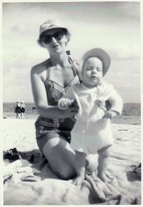 Mother and Me February 1953,  Miami Beach, FL